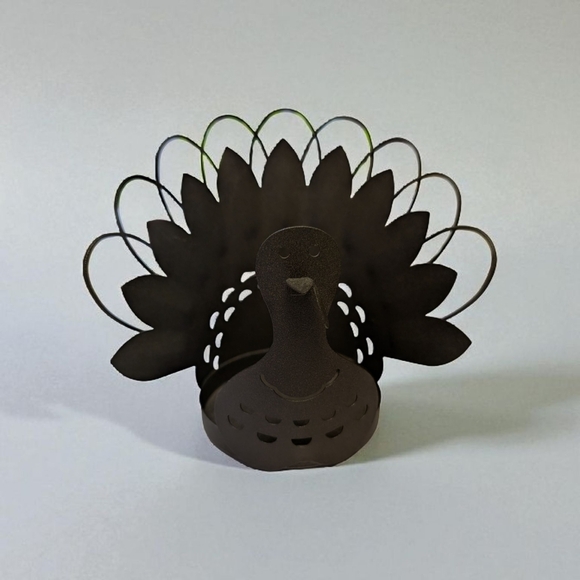 Yankee Candle Turkey Leaves Jar Candle Holder for Medium or Large Jars (New) - Picture 1 of 7